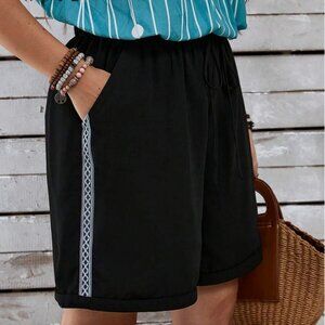 Woman’s Black Dress Shorts